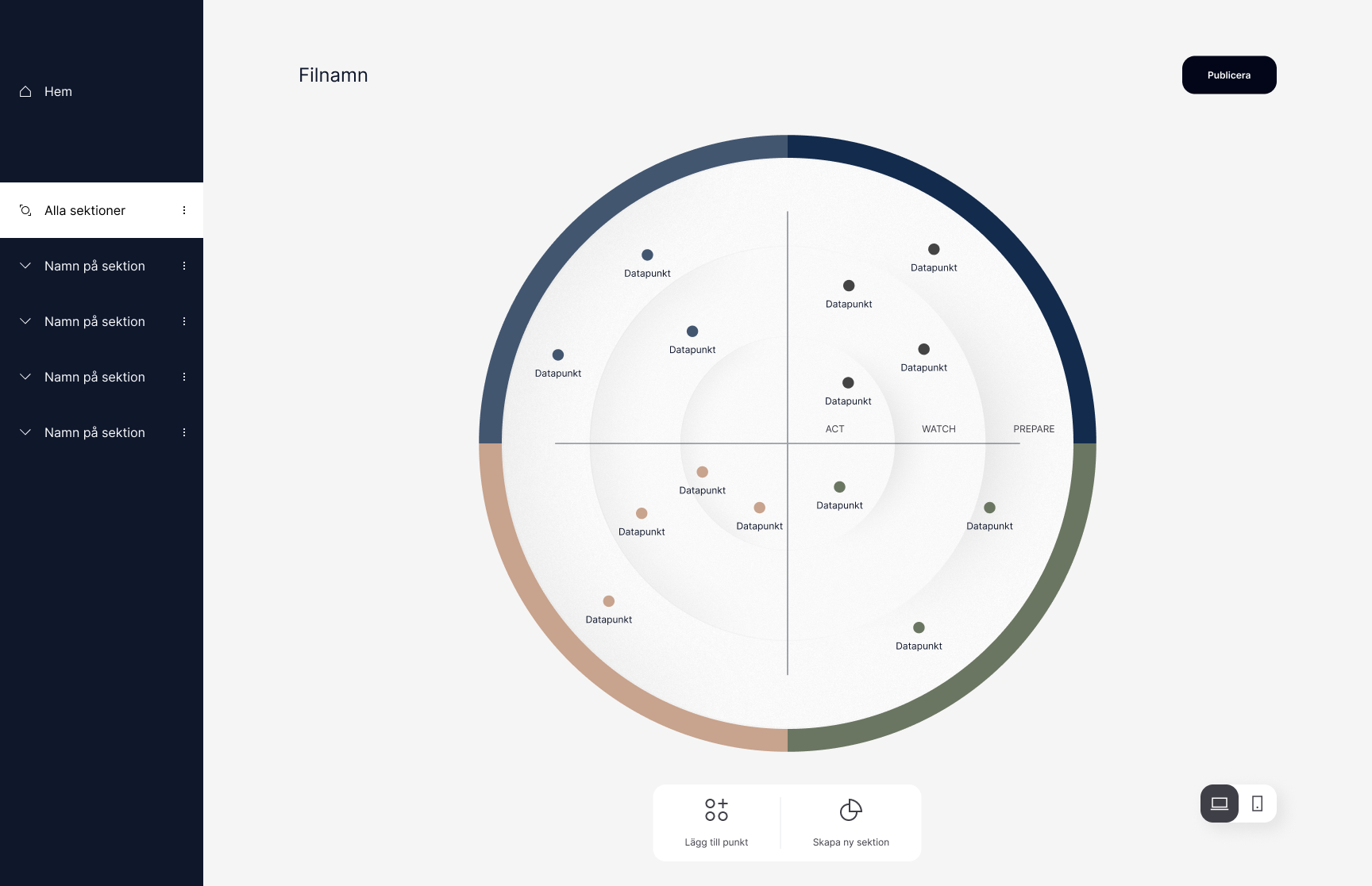 Fagerhult Editor Interface
